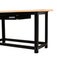 Bancada desmont�vel aberta 1.500 x 600 mm com tampo de pinus