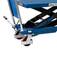 Mesa hidr�ulica pantogr�fica capacidade 1000 kg com roda de PU - ME1000