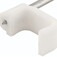 Grampo pl�stico redondo para fios 10 mm� com 100 pe�as