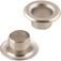 Ilh�s met�lico cromado pacote com 100 pe�as - 36.62.145.502