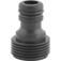 Conector pl�stico macho para engate r�pido 1/2