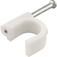 Grampo redondo para fios de 10 mm com 20 pe�as